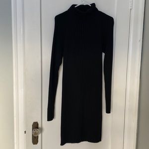 Wilfred Artizia Long sleeve merino wool turtleneck dress